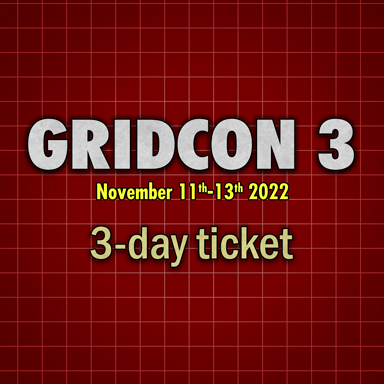 gridcon3 3-day ticket
